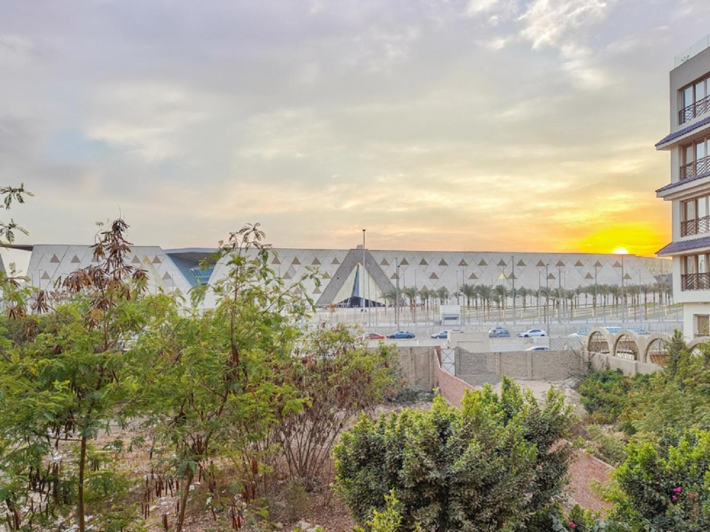 Pyramids View - In Front Of Grand Egyptian Museum Appartement Le Caire