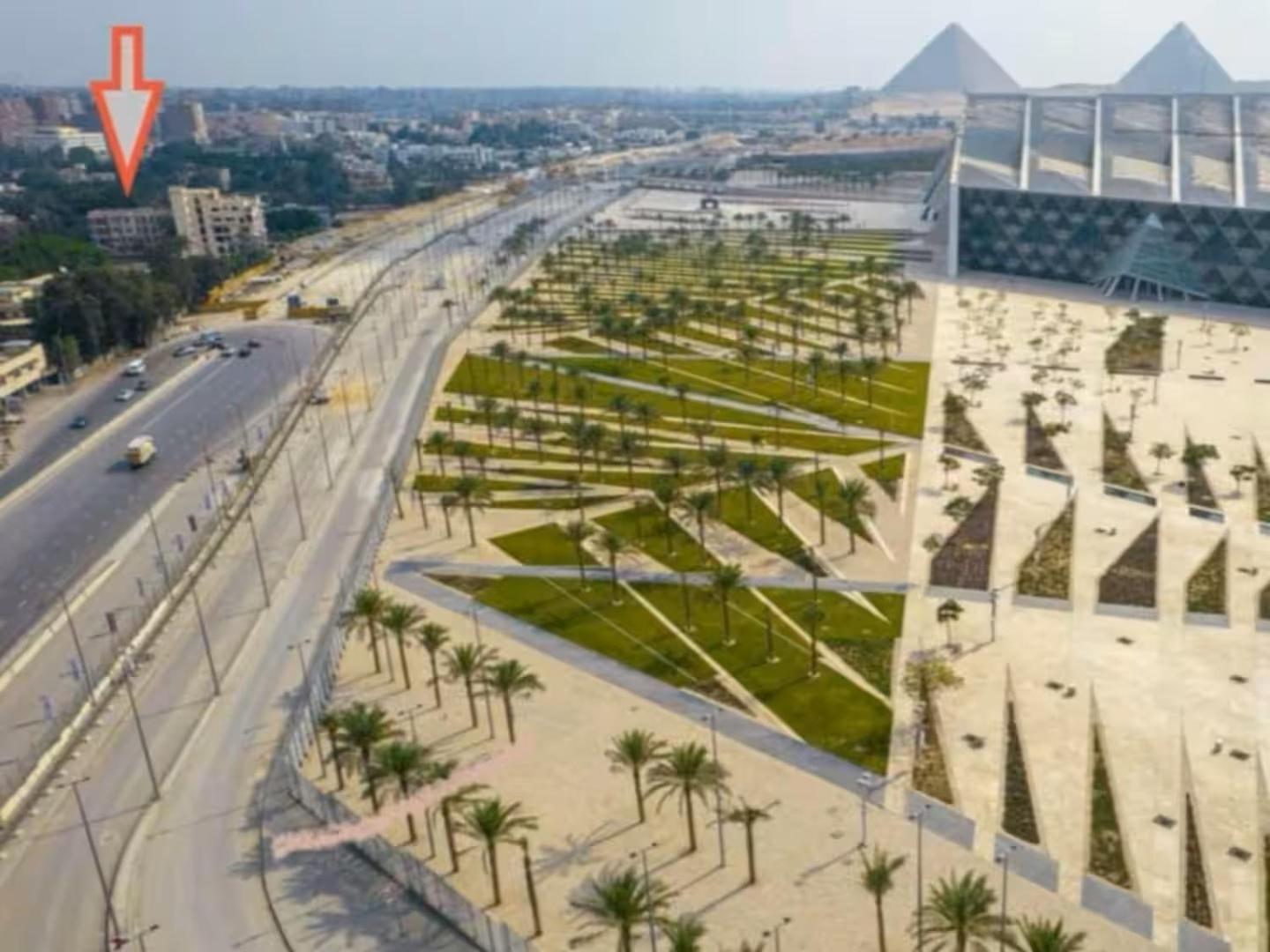 Pyramids View - In Front Of Grand Egyptian Museum